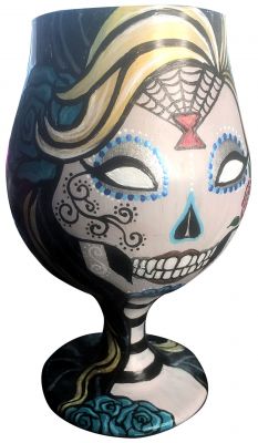 Female Sugar Skull Snifter Image 2